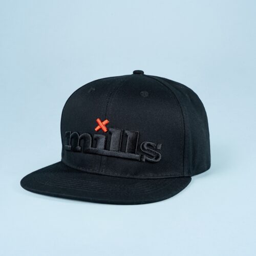 Mills Flat Cap – Zwart